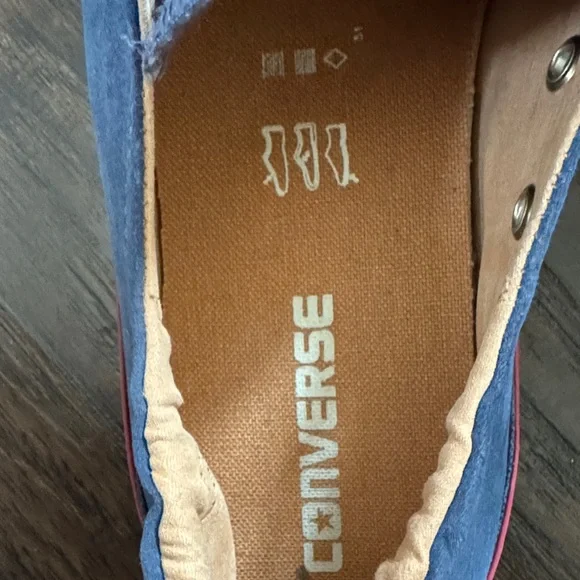 Converse Navy and Tan Sneakers, Women’s Sz 9 - Picture 13 of 13